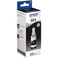 Epson T6641 - Cartucho- 70 ml- color negro válido para los modelos L555- L355- ET-4550- ET-4500- ET-2550- ET-2500- ET…